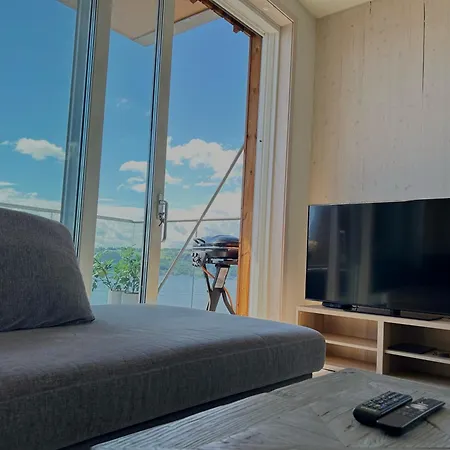 Mjos Tower - Balcony Suite With Lake View Apartmán Sjusjøen