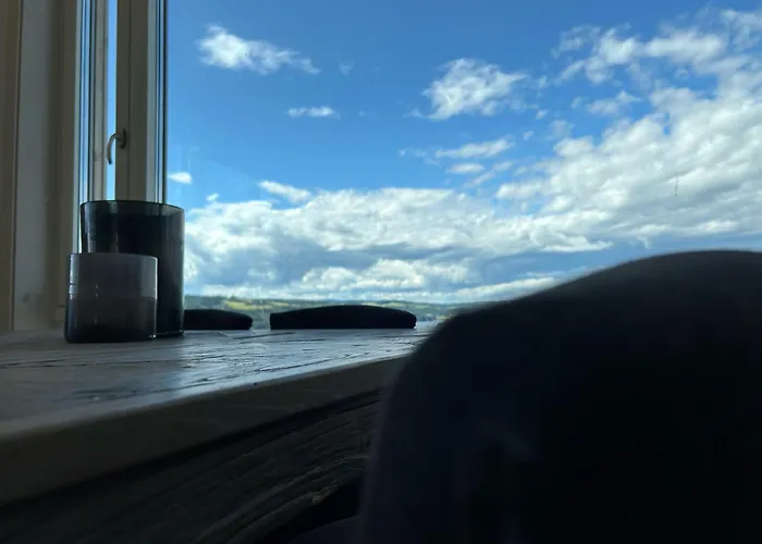 Apartment Mjos Tower - Balcony With View Sjusjøen